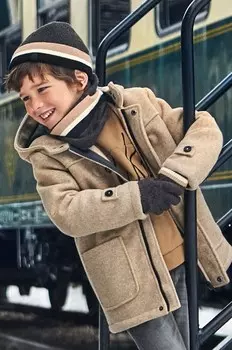 Детское пальто Mayoral, бежевый