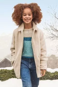 Детское пальто Mayoral, бежевый