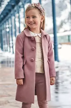 Детское пальто Mayoral, розовый