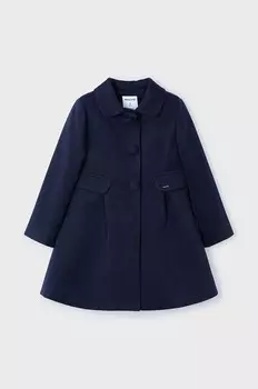 Детское пальто Mayoral, темно-синий