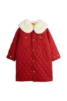 Детское пальто Mini Rodini, красный