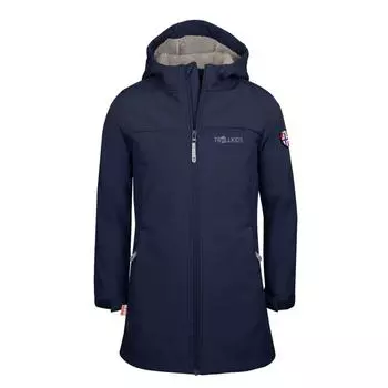 Детское пальто Parka Spitsbergen Waterproof Navy Blue TROLLKIDS, темно-синий