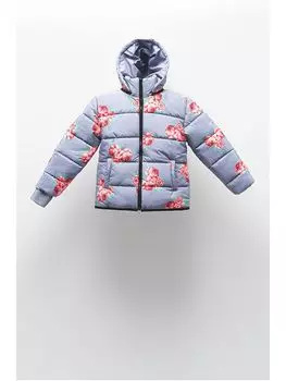 Детское пальто унисекс с капюшоном и длинными рукавами с узором Moi Noi Moi Noi