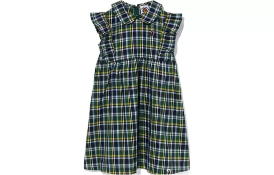 Детское платье A Bathing Ape, зеленый