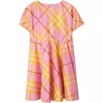 Детское платье Burberry, цвет Carnation