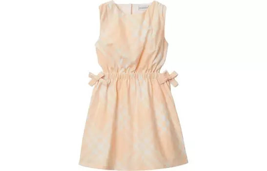 Детское платье Burberry, цвет Pastel