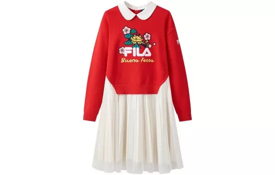 Детское платье Fila Kids, красный