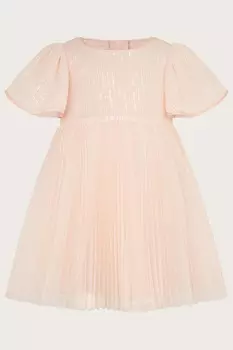 Детское платье Florence с пайетками Monsoon, розовый