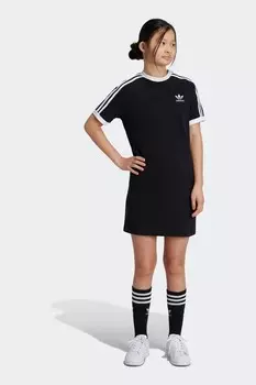 Детское платье футболка adicolor из 100% хлопка Adidas, черный