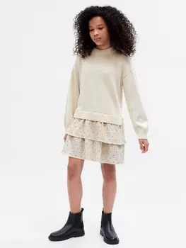 Детское платье Gap, бежевый