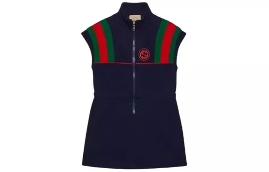 Детское платье Gucci, темно-синий