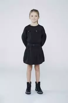Детское платье Карла Лагерфельда Karl Lagerfeld, черный