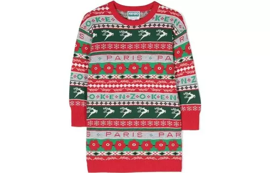 Детское платье Kenzo, красный