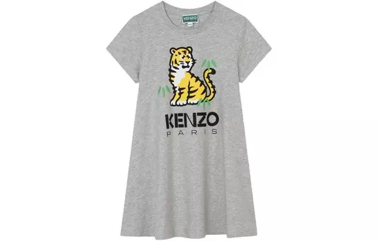 Детское платье Kenzo, серый