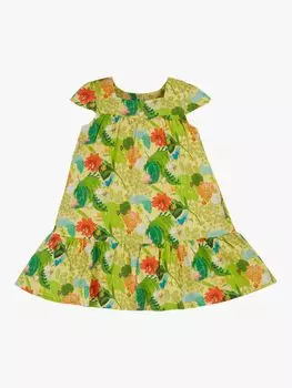 Детское платье Kew Gardens Наталья из органического хлопка Frugi, теплый дом