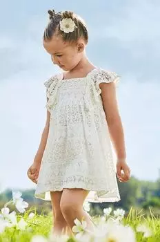 Детское платье Mayoral, бежевый