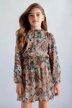 Детское платье Mayoral, бежевый