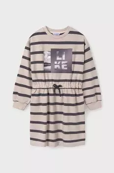 Детское платье Mayoral, бежевый