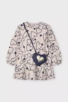 Детское платье Mayoral, бежевый