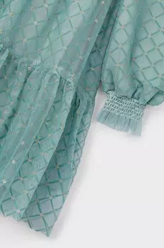 Детское платье Mayoral, бирюзовый