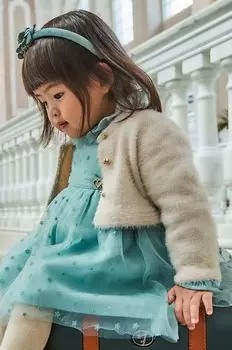 Детское платье Mayoral, бирюзовый