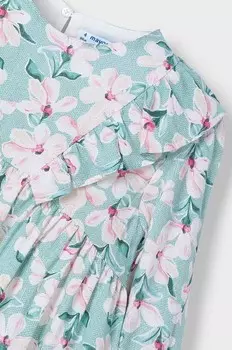Детское платье Mayoral, бирюзовый
