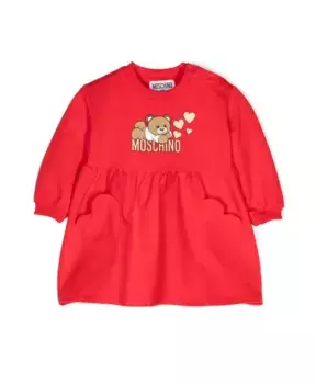 Детское платье мл Moschino, красный