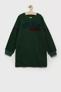 Детское платье Pepe Jeans, зеленый