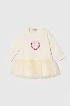 Детское платье Pinko Up, бежевый
