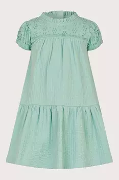 Детское платье с английской вышивкой Monsoon, синий