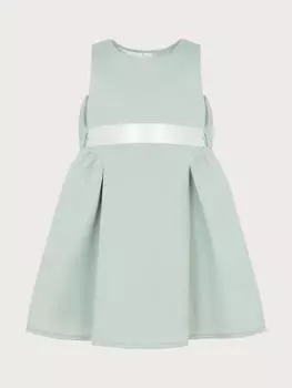 Детское платье с бантом на спине для подводного плавания Monsoon, цвет Sage