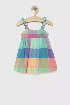 Детское платье с добавлением льна Gap, мультиколор