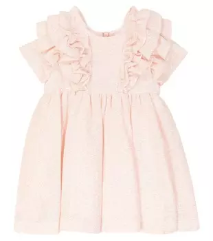 Детское платье с рюшами Tartine Et Chocolat, розовый