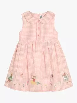 Детское платье-сарафан с аппликацией фея JoJo Maman Bb, розовый
