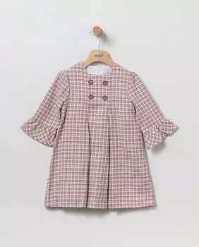 Детское платье Square Years - Vermelho Coco Acqua, бордо