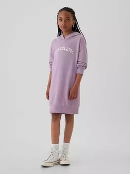 Детское платье-толстовка Gap, фиолетовый
