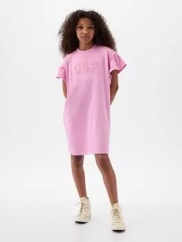 Детское платье-толстовка Gap, розовый