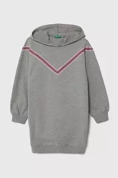Детское платье United Colors of Benetton, серый
