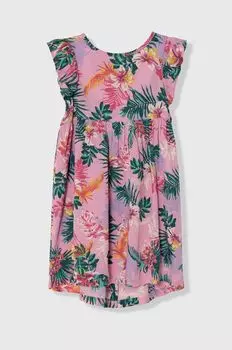 Детское платье United Colors of Benetton, розовый