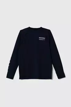Детское плавание Abercrombie & Fitch с длинными рукавами, темно-синий