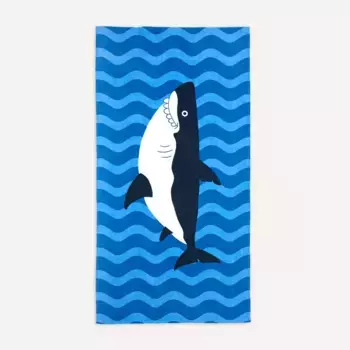 Детское пляжное полотенце Mini Home Shark - El Corte Ingls, синий