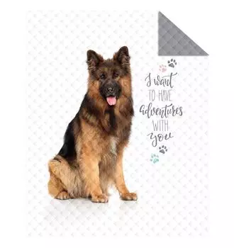 Детское покрывало из 100% полиэстера - собака - 170 х 210 см Carpe Sonno