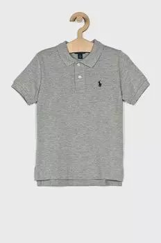 Детское поло 110-128 см. Polo Ralph Lauren, серый