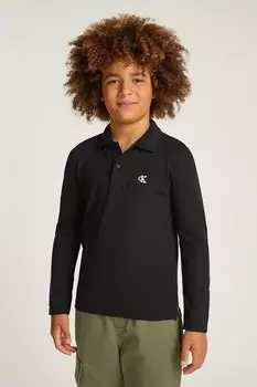 Детское поло Calvin Klein Jeans, черный