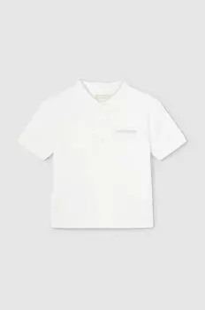 Детское поло Mayoral, бежевый