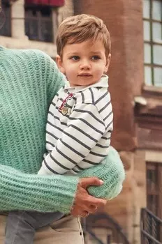 Детское поло Mayoral, бежевый