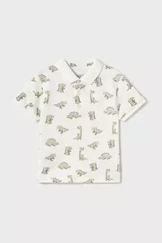 Детское поло Mayoral, бежевый