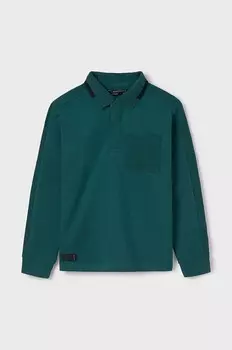 Детское поло Mayoral, бирюзовый