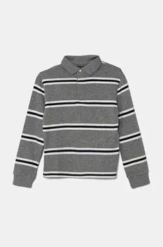 Детское поло Mayoral, серый