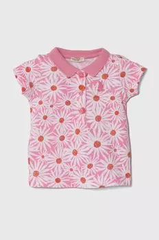 Детское поло United Colors of Benetton, розовый